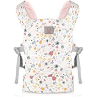 GAGAKU Muñeca Transporte Doll Carrier Delantera y Trasera de Bebé de Algodón para Niños de Hasta 18 Meses - Jardín de…